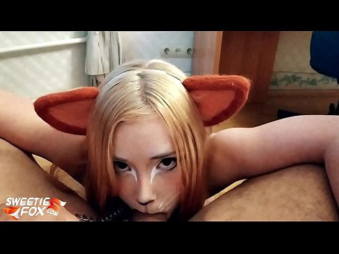 ❤️ Kitsune înghite pula și ejaculează în gură ️  at ro.passionfeverspot.ru ❌️